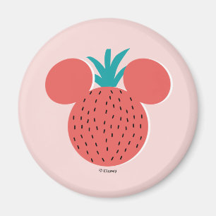 Aimant Icône Mickey Mouse Fraise