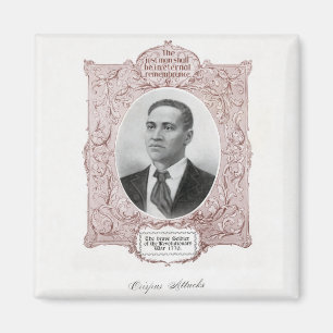 Aimant Icônes de l'histoire noire : Crispus Attucks, Mart