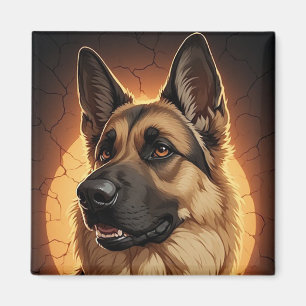 Aimant 🐾 Idées de cadeaux pour les amoureux de Berger Al