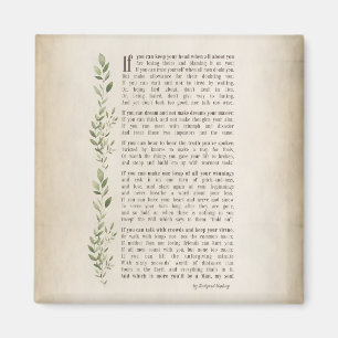 Aimant IF, Inspired poem of Rudyard Kipling 