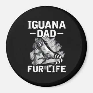 Aimant Iguana papa fourrure vie