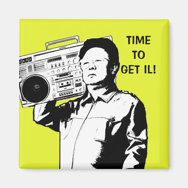 Aimant Il est temps d'avoir IL ! (Devant)