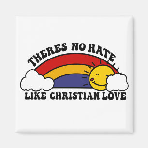 Aimant Il n'y a pas de haine comme Christian Rainbow