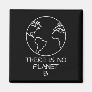 Aimant Il N'Y A Pas De Planète B Plastique De Conservatio