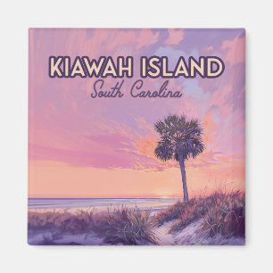 Aimant Île de Kiawah Caroline du Sud Palmier
