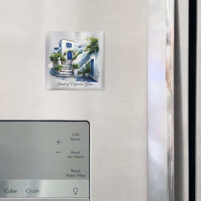Aimant Île de Mykonos, Grèce (In situ (réfrigérateur))