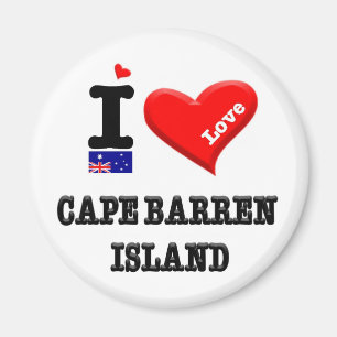 Aimant ÎLE DU CAP-BARREN - I Love