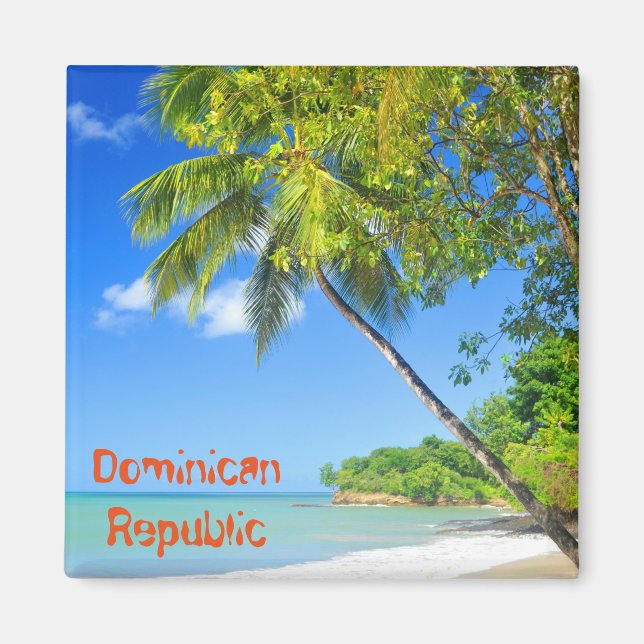 Aimant Île tropicale en République Dominicaine (Devant)