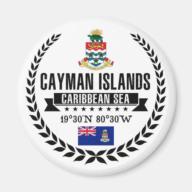 Aimant Îles Caïmans (Devant)