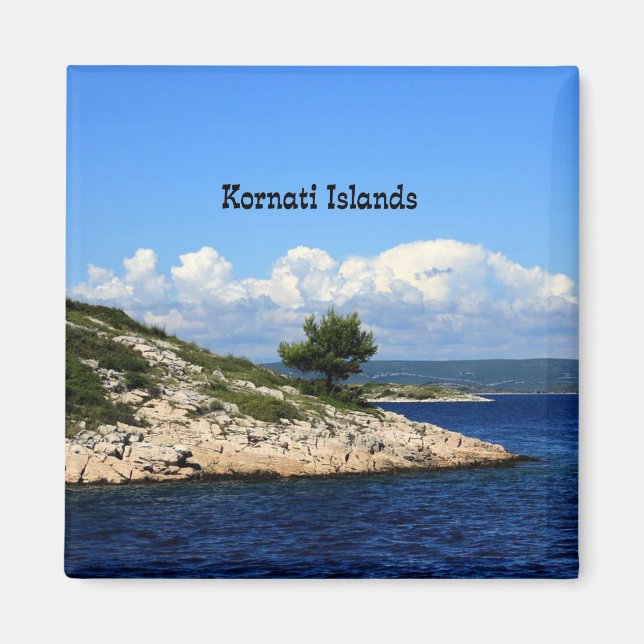 Aimant Îles Kornati, Croatie (Devant)
