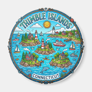 Aimant Îles Thimble, Connecticut Connecticut
