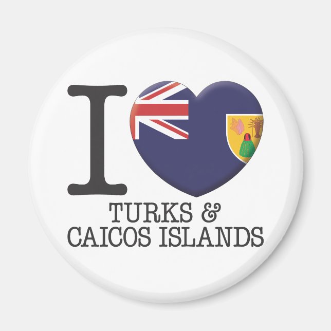 Aimant Îles Turques et Caïques (Devant)