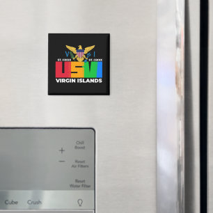 Aimant Îles Vierges américaines Sainte-Croix USVI Tropica