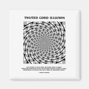 Aimant Illusion tordue de corde (spirale fausse)