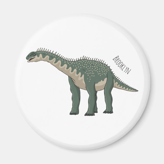 Aimant Illustration de Barapasaurus (Devant)