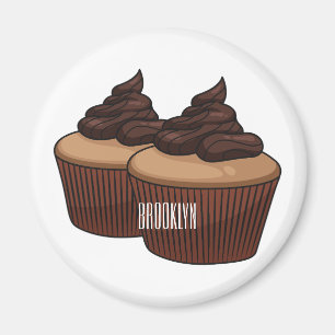 Aimant Illustration de Cupcake
