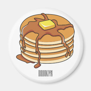 Aimant Illustration de dessin animé de Pancake