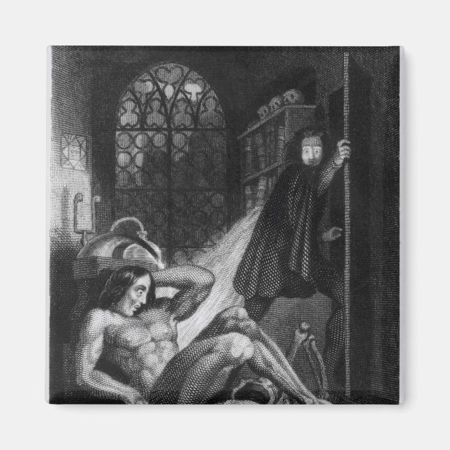 Aimant Illustration de 'Frankenstein' (Devant)
