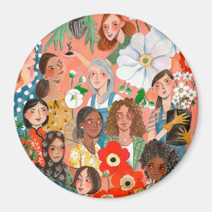 Aimant Illustration de la Journée internationale de la fe