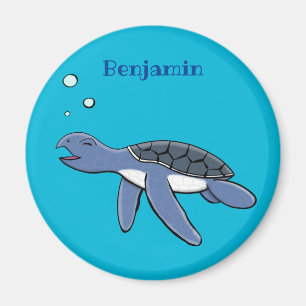 Aimant Illustration de la petite tortue de mer
