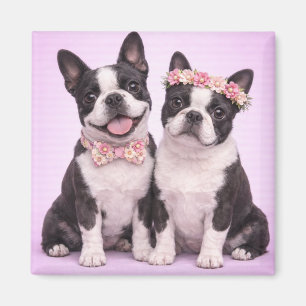 Aimant Illustration de la Saint-Valentin pour un couple m
