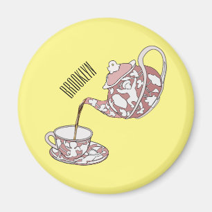 Aimant Illustration de la série Teacup