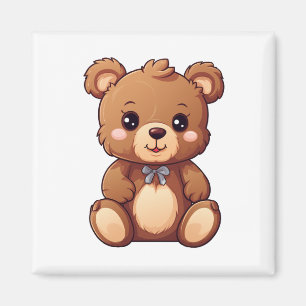 Aimant Illustration de l'ours de dessin