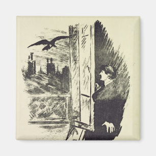 Aimant Illustration de Manet   pour 'le Raven