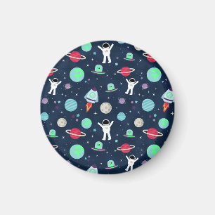 Aimant illustration de motif spatial