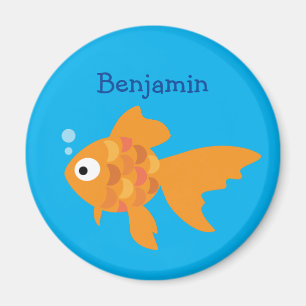 Aimant Illustration de poisson d'or convivial