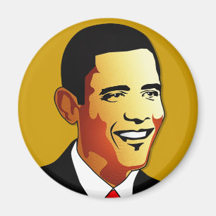 Aimant Illustration de vecteur de Barack Obama