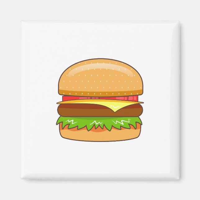 Aimant Illustration du vecteur Burger (Devant)