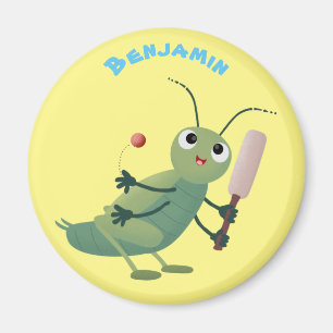 Aimant Illustration d'un insecte du cricket vert mou