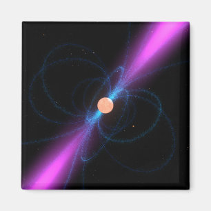 Aimant Illustration d'un pulsar