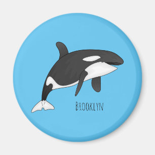 Aimant Illustration d'une baleine tueuse