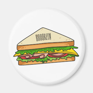 Aimant Illustration Sandwich