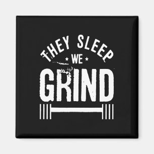 Aimant Ils dorment Nous Grind Fitness Gym Faire De L'Exer