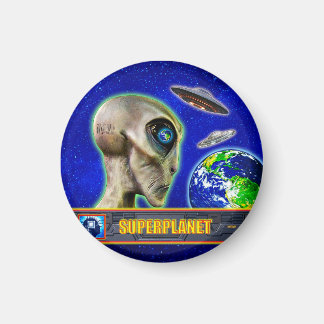Aimant ILS SONT DÉJÀ ICI - SUPERPLANET design collection