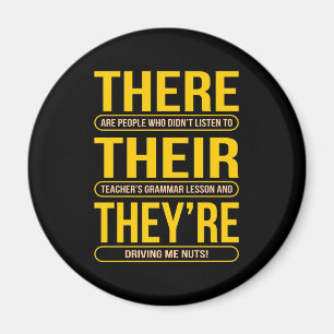 Aimant Ils sont professeurs d'anglais