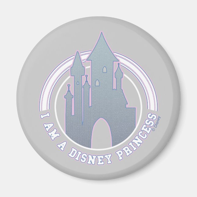 Aimant "I'm A Disney Princess" Castle Graphic (Devant)