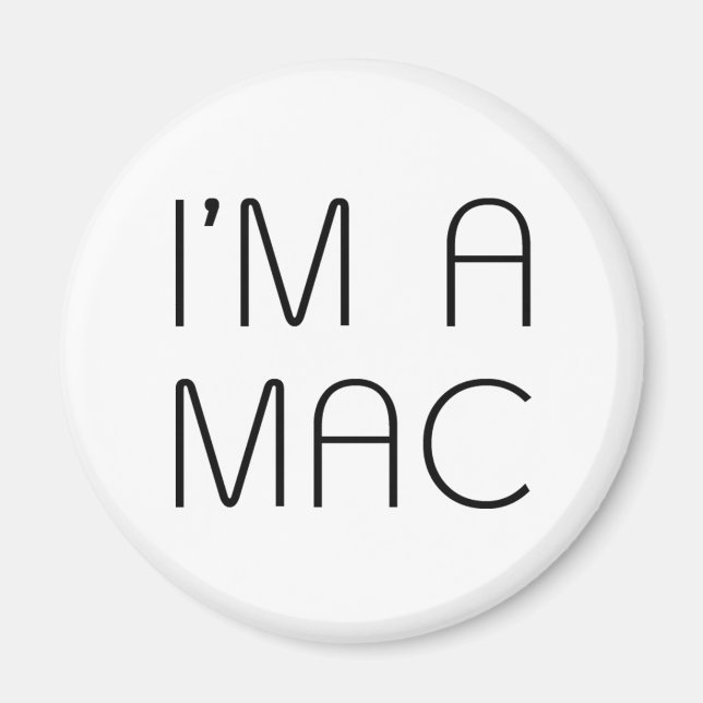 Aimant im a mac (Devant)