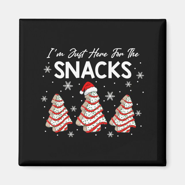 Aimant I'm Just Here For The Snacks Christmas Cakes Debbi (Devant)