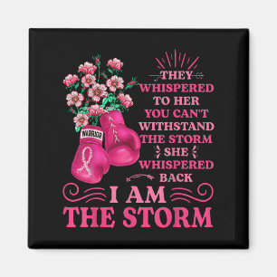 Aimant Im Le Guerrier De La Boxe De Tempête Pink Ribbon F