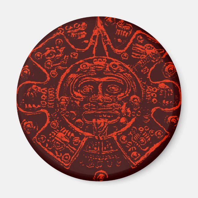 Aimant Image calendrier maya (Devant)