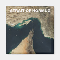 Image satellite du détroit d'Ormuz