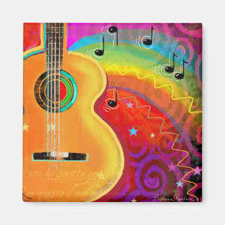 Aimant Imaginaire de guitare musicale