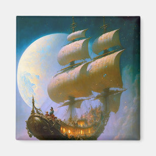 Aimant Imaginaire de navire volant