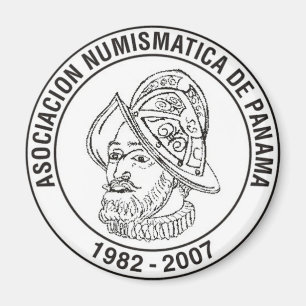 Aimant Imán d'Asociación Numismática De Panamá