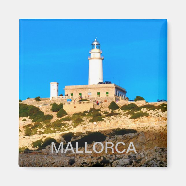 Aimant imán de Pollença en la isla de Mallorca (Devant)