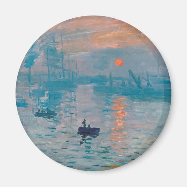 Aimant Impression Sunrise Claude Monet (Devant)